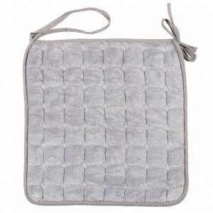 Сиденье мягкое 100%пэ, 40х40 см, сер, T2023-3267