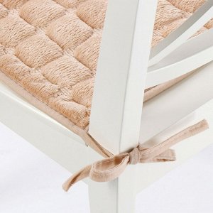 Сиденье мягкое 100%пэ, 40х40 см, беж, T2023-3266