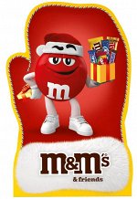 M&amp;M&#039;s and Friends (167 гр) Варежка на Новый Год сладкий подарок,