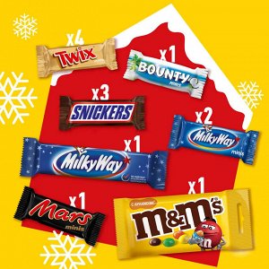 M&M’s & Friends (215 гр) Пряничный домик Новогодний подарочный набор