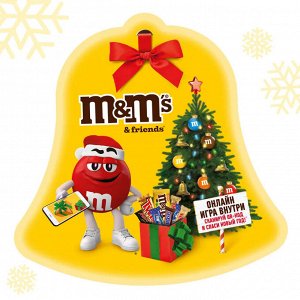 M&M's and Friends (168 гр) Колокольчик Новогодний подарочный набор