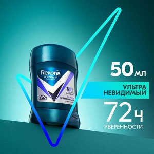 Рексона Мужской Антиперспирант-стик "Ультра Невидимый" 50 мл