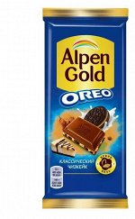 Шоколад Alpen Gold Орео Классический чизкейк, с добавлением сухого сыра и печенья 85 г