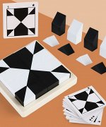 IQ PUZZLE / IQ пазл головоломка для детей и взрослых, черно/белое