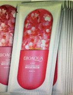 Несмываемая маска-гель ночная на основе цветков вишни &quot; Bioaqua &quot; - увлажнение, питание