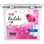 Капсулы для стирки Kaiteki Fabric Softner 3 в 1 «Сакура», 100 шт.