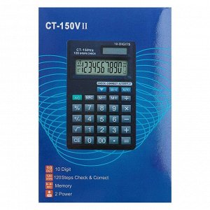 Калькулятор карманный, 10-разрядный ,150V, двойное питание
