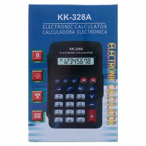 Калькулятор карманный, 8-разрядный, KK-328, с мелодией