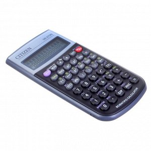 Калькулятор научный 10+2 разрядный, 80x154x14 мм, питание от батарейки, 236 формул, чёрный