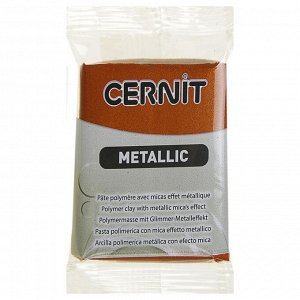 Полимерная глина запекаемая 56г Cernit Metallic 058 бронза CE0870056058