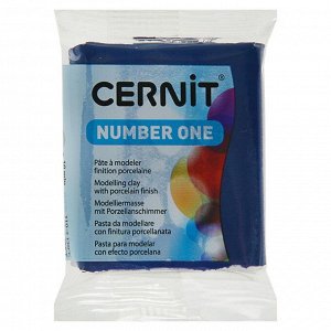 Полимерная глина запекаемая, Cernit Number One, 56 г, тёмно-синяя, № 246
