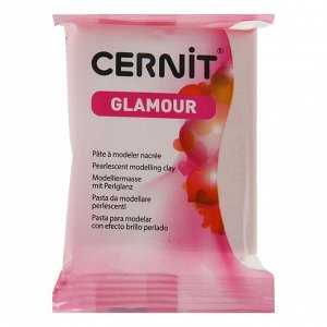 Полимерная глина запекаемая, Cernit Glamour с перламутровым эффектом, 56 г, телесный, №425