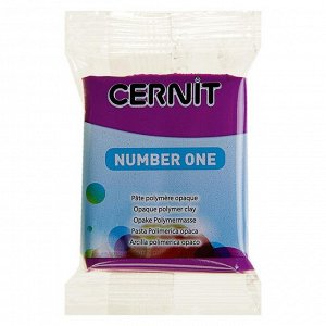 Полимерная глина запекаемая 56г Cernit Number One 962 пурпурный CE0900056962