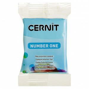Полимерная глина запекаемая 56г Cernit Number One 211 голубой карибский CE0900056211