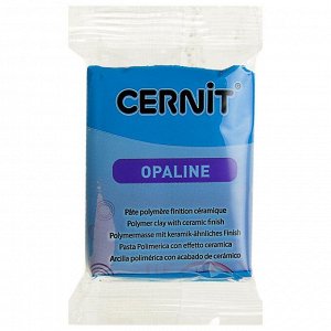 Полимерная глина запекаемая 56г Cernit Opaline с эффектом фарфора 261 синий CE0880056261