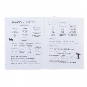Тетрадь для записи английских слов, 24 листа «Лисёнок»,, обложка мелованный картон, глянцевая ламинация, ляссе