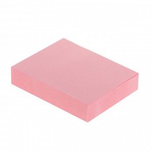 Блок с липким краем 38х51мм, 100 листов Lamark, пастель розовая