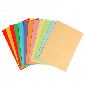 Бумага цветная А4, 36 листов, 12 цветов "Для офисной техники", 80 г/м?