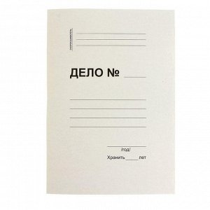 Скоросшиватель картонный, плотность 370 г/м², на 200 листов, евро