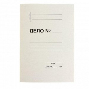 Скоросшиватель картонный, плотность 370г/м2, на 300 листов, евро