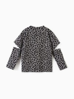 Футболка с длинным рукавом для девочки KAFTAN Trendy grey