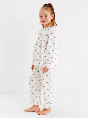 Пижама детская (рубашка и брюки) KAFTAN "Радуга"