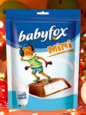 «BabyFox», конфеты mini с молочной начинкой, 120 г
