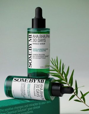 Кислотная сыворотка для проблемной кожи Some By Mi AHA-BHA-PHA 30 Days Miracle Serum, 50мл