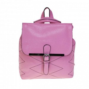 Стильная женская сумка-рюкзак Freedom_zag из эко-кожи нежно-розового цвета.