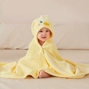 Полотенце детское с капюшоном, 80 х 120 см