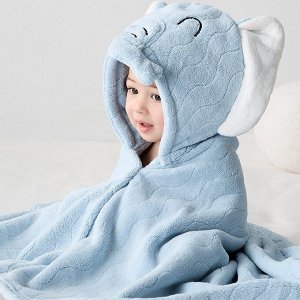 Полотенце детское с капюшоном, 80 х 120 см
