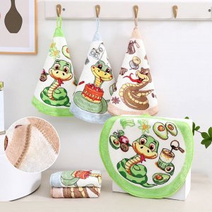 Салфетки микрофибра "Змейки" 30*30 см
