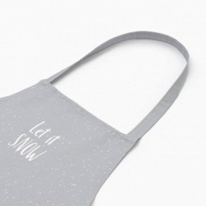 Фартук Этель Let it snow, 60?70 см, 100% хлопок, саржа 190 г/м?