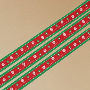 Лента атласная декоративная «Гирлянда», 1,5см*1м