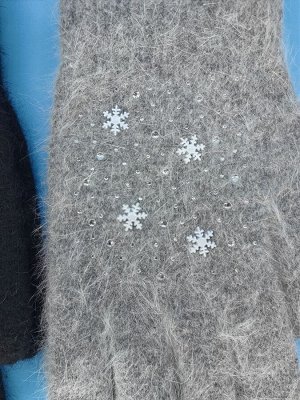 Перчатки женские из ангорки