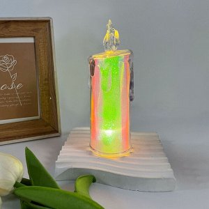Свеча светодиодная LED, 1 шт., высота 13 см