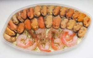 Ассорти деликатесное креветка, мидия .200 гр