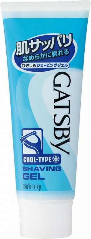 20162 "Gatsby"  Гель для бритья "Gatsby - ментол и кофеин", 50 г