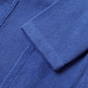 Халат махровый детский, цвет синий, 340 г/м2 хлопок 100% с AIRO
