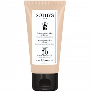 Сотис Омолаживающий защитный крем для лица и чувствительных зон SPF50, 50 мл (Sothys, Sun Care)