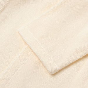 Халат махровый детский Экономь и Я, цв.молочный, 100% хл 340 г/м2
