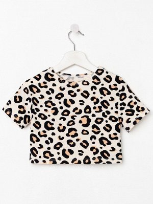 Футболка детская укороченная KAFTAN "Trendy" 28 (86-92)