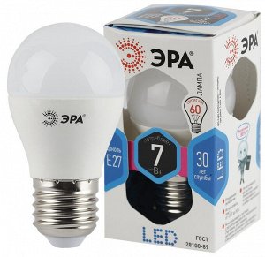 Лампочка светодиодная STD LED P45-7W-840-E27 E27 / Е27 7Вт шар нейтральный белый свет