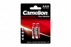 Батарейки Camelion  LR03  Plus Alkaline BL-2 (LR03-BP2, батарейка,1.5В) (24)(Цена за 2 шт.)