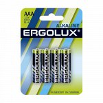 Батарейки Ergolux LR03 Alkaline BL-4 (LR03 BL-4, 1.5В) (цена за 4 шт.)