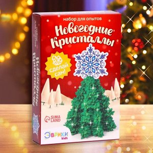 Набор для опытов «Новогодние кристаллы»