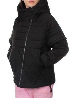 270 BLACK Куртка зимняя облегченная женская (верблюжья шерсть)