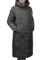 TR-2301 GRAY TURQUOISE Пальто зимнее женское (верблюжья шерсть)