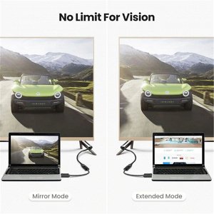 Адаптер переходник (конвертер сигнала) Dispalyport - HDMI 4K*2K@30Hz (MM137) Ugreen