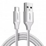 Кабель USB 2.0 - Type C в оплетке нейлоновой 1 м. Ugreen
